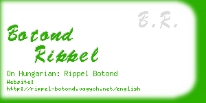 botond rippel business card